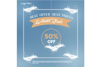 قالب پست اینستاگرام برای تخفیف فروشگاه شیر و لبنیات