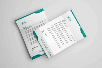 موکاپ تراکت تبلیغاتی a4