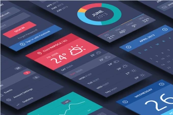 موکاپ چند تصویر افقی پرسپکتیو، مخصوص طراحی های کسب و کار