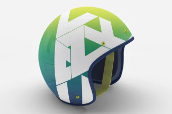 دانلود موکاپ کلاه موتور سیکلت حرفه ای - PSD