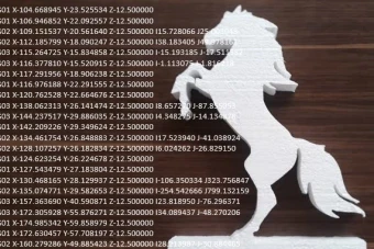 Gcode اسب ایستاده پایه دار