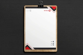 طرح لایه باز سربرگ شرکتی