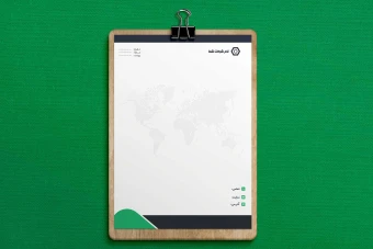 طرح لایه باز سربرگ شرکتی