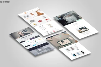 موکاپ نمایش وب سایت