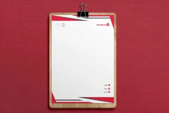 طرح لایه باز سربرگ شرکتی