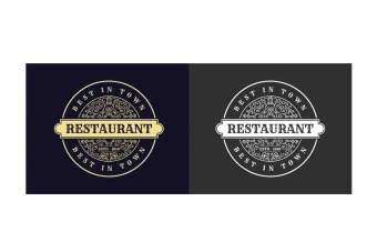 قالب دایره ای دور لوگو