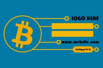 فایل لایه باز بنر سایت بیت کوین