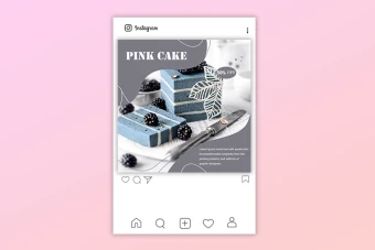 قالب لایه باز پست اینستاگرام