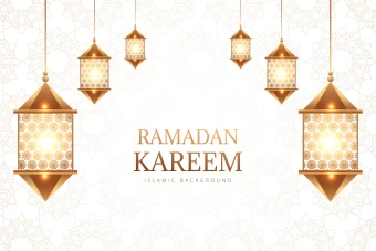 فایل لایه باز پس زمینه ماه رمضان