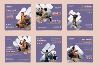 قالب پست اینستاگرام