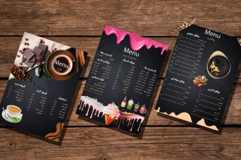 منو کافی شاپ