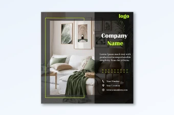 قالب لایه باز پست اینستاگرام