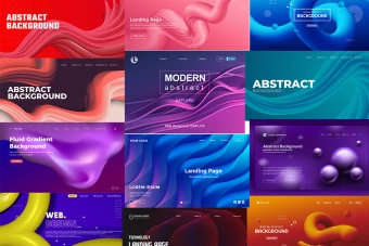 صفحه فرود Landing Page ((101 فایل لایه باز))