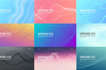 صفحه فرود Landing Page ((49 فایل لایه باز))