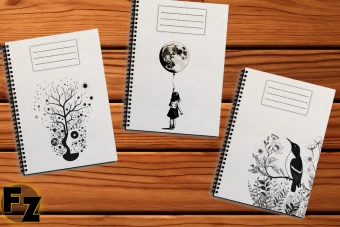 دانلود طرح های لایه باز جذاب مناسب جلد کتاب و دفتر