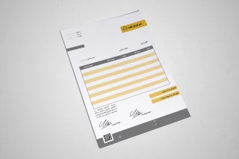 طرح لایه باز فاکتورفروش