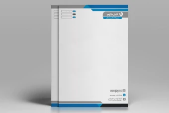 طرح لایه باز سربرگ اداری مدل مدرن