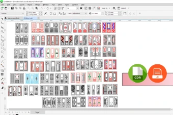 مجموعه وکتور مخصوص برش لیزری و CNC ( دکوراسیون ، درب ، پنجره ، پنل تزئینی و ... ) شماره 3