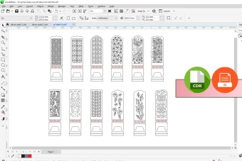 مجموعه وکتور مخصوص برش لیزری و CNC ( دکوراسیون ، درب ، پنجره ، پنل تزئینی و ... ) شماره 4