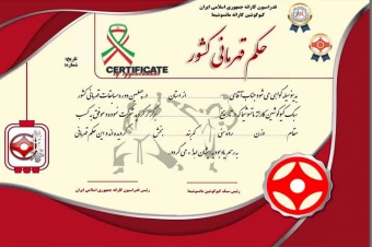 حکم قهرمانی کاراته