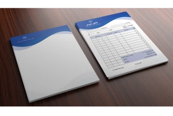 فایل لایه باز ست سربرگ و فاکتور شرکتی و اداری