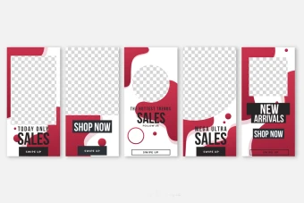 طرح لایه باز استوری تخفیف و فروش برای همه مشاغل شماره 3