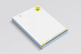 سربرگ اداری شرکتی ساده و شیک