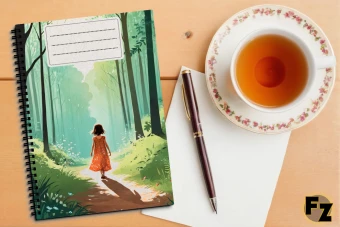 فایل لایه باز طرح جلد دفتر یا کتاب