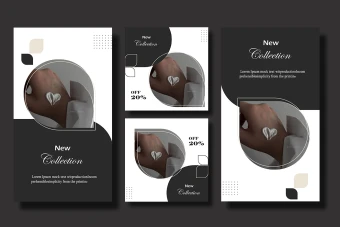 قالب پست و  ریلز استوری اینستاگرام