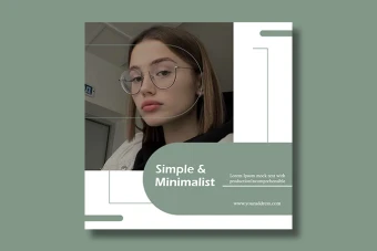 قالب پست اینستاگرام