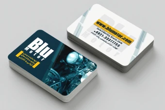 طرح لایه باز کارت‌ویزیت دو رو دورگرد برای فروشگاه موتورسیکلت 88