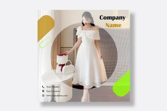 قالب پست اینستاگرام