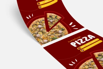 فایل لایه باز طراحی پوستر فست فود و رستوران در فتوشاپ