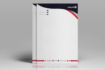 طرح لایه باز سربرگ مدل موج