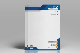 طرح لایه باز سربرگ مدل مدرن آفیس