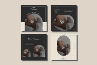 قالب پست اینستاگرام