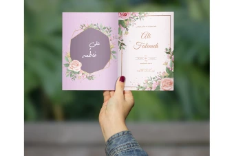 طرح لایه باز کارت عروسی و کارت دعوت
