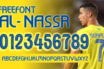 فونت النصر 2024-2023