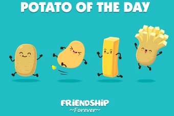 پوستر اماده طرح سیب زمینی