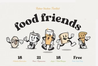 پک خاص آیکون غذای دوست داشتنی