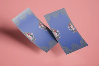 طرح لایه باز کادر گرافیکی برای تبریک مناسب ها و طراحی کارت پستال همراه با تصویر قالب