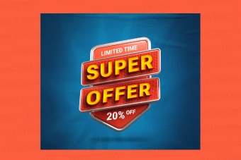 فایل لایه باز فروش ویژه، تخفیف کالا