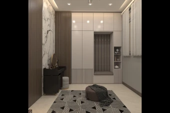 فایل تری دی مکس اتاق خواب مدرن با رندرها
