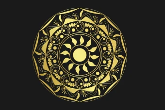 وکتور بکگراند ماندالا و اسلیمی