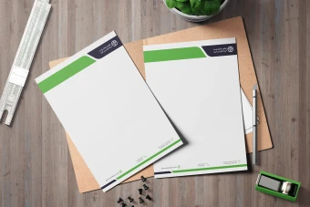 فایل لایه باز ست سربرگ شرکتی و اداری