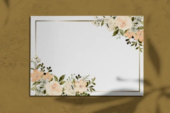 فایل لایه باز مخصوص کارت پستال، کارت دعوت و کارت عروسی