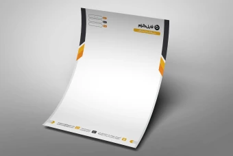 طرح لایه باز سربرگ مدرن شرکتی