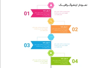 فایل لایه باز اینفوگرافیک همراه با پوشه فونت