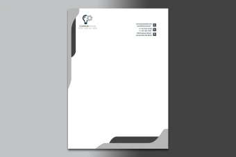 دانلود طرح لایه باز سربرگ اداری با فرمت PSD