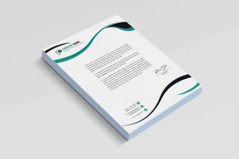 طراحی قالب لایه باز سربرگ اداری/تجاری بافرمتpsdدرفتوشاپ